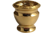 Black Charcoal Engraved Design Loban Burner