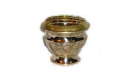 Black Charcoal Engraved Design Loban Burner