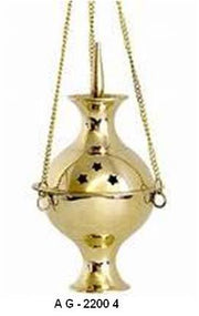 Hanging Brass Incense Burner