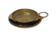 Plain Golden Charcoal Incense Burner
