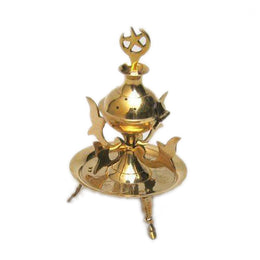 Brass Incense Burner Star & Moon Design