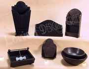 ANTIQUE FINISH CARVED  WOODEN  MAGAZINE HOLDER
