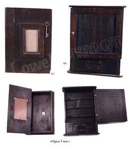 ANTIQUE WOODEN KEY HOLDER BOX