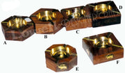 DIFFERENT  SHAPE WOODEN ASHTRAY HOUSE CAR CIGRATTE GIFT
