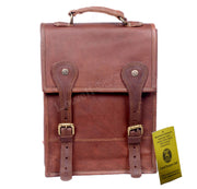 LEATHER AUTHENTICALLY STYLED LEATHER OFFICE BAG