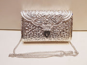 ANTIQUE METAL VINTAGE CLUTCH PURSE INDIA