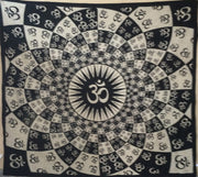 COTTON HIPPY INDIAN MANDALA WALL HANGING BOHEMIAN THROW DECOR BEDSPRED TAPESTRY