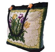 Flower  Design Handloom Bag
