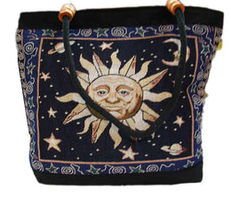 Sun Design Shoulder Bag