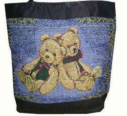 Teddy Bear Design Handloom Bag