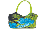 FLOWER PRINT CANVAS LADIES BAG