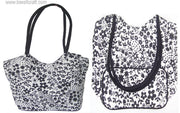 COTTON CANVAS BEACH BAG