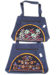 Denim fabric Embroidery Bag