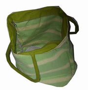 Stripe Design Canvas Beach Tote Bag