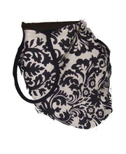 Flower Print Canvas Beach Bag