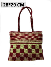 Handloom Fabric Designer Jute Bag