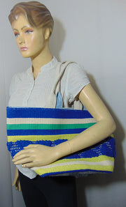 Cotton Hand-loom Durries Rug Bag