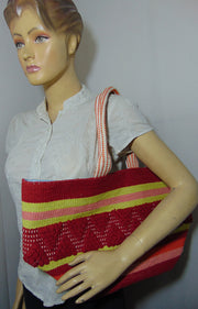 Cotton Hand-loom Durries Rug Bag
