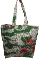 flower Canvas Beach bag