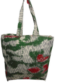 flower Canvas Beach bag