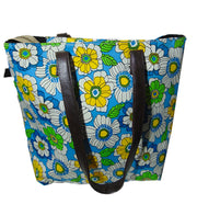 Floral canvas Beach bag Tote Bag