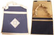 JUTE CANVAS SHOULDER BAG