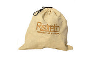 LOGO PRINTED COTTON  DRAWSTRING  BAG