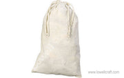 PLAIN COTTON DRAWSTRING BAG