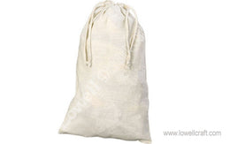 PLAIN COTTON DRAWSTRING BAG