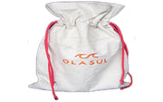 LAMINATED CANVAS DRAWSTRING BAG