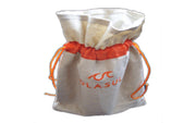 LAMINATED CANVAS DRAWSTRING BAG