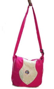 COTTON CANVAS SHOULDER  BAG