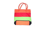 MULTICOLOR COTTON CANVAS HAND BAG