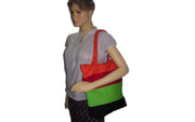 MULTICOLOR COTTON CANVAS HAND BAG