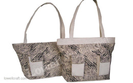 ANIMAL PRINT CANVAS BAG