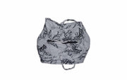 CORAL PRINTED COTTON FOLDABLE BAG
