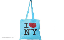 COTTON CANVAS LOGO PRINT BAG