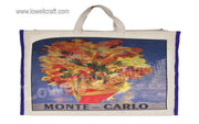 LAMINETED CANVAS SHOPPING BAG
