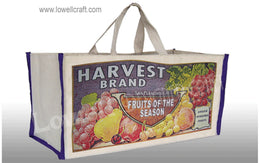 LAMINETED CANVAS  TOTE BAG