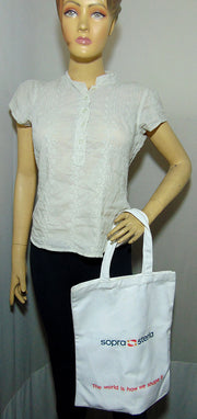 Custom printed wholesale Canvas Shopper Bag