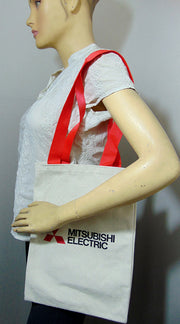 Mitsubishi Print Natural Color Tote Bag