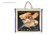 LAMINETED CANVAS SHOPPING BAG