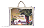LAMINETED CANVAS SHOPPING BAG