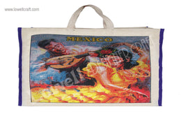LAMINETED CANVAS SHOPPING BAG