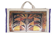 LAMINETED CANVAS SHOPPING BAG