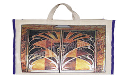 LAMINETED CANVAS SHOPPING BAG