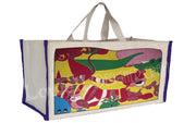 LAMINETED CANVAS SHOPPING BAG