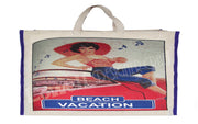 LAMINETED CANVAS SHOPPING BAG