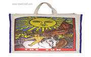 LAMINETED CANVAS SHOPPING BAG