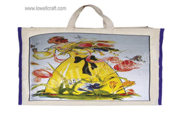 LAMINETED CANVAS SHOPPING BAG